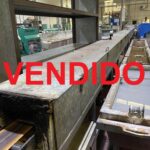 Túnel de vulcanización en continuo por aire caliente (resistencias). Longitud de 12 metros con resistencias + 5 metros adicionales con cierre (sin  resistencias) para mantener el calor durante más tiempo. Transporte y desmontaje a cargo del comprador.